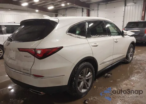 2022 Acura Mdx Standard from USA, damaged, VIN 5J8YE1H37NL004983